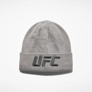 Reebok UFC Logo Beanie Mütze Herren - Grau - DE 849-OLM